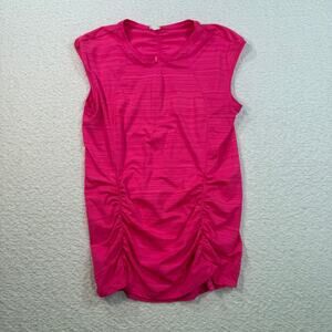 Athleta Pacific Contoured Tank Bright Pink sixe small womens